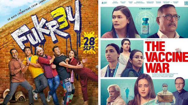 Fukrey 3 Dominates the Box Office as The Vaccine War Struggles to Gain Traction