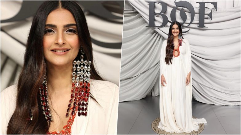 Sonam Kapoor's Stunning White Valentino Gown Steals the Show at BoF Gala