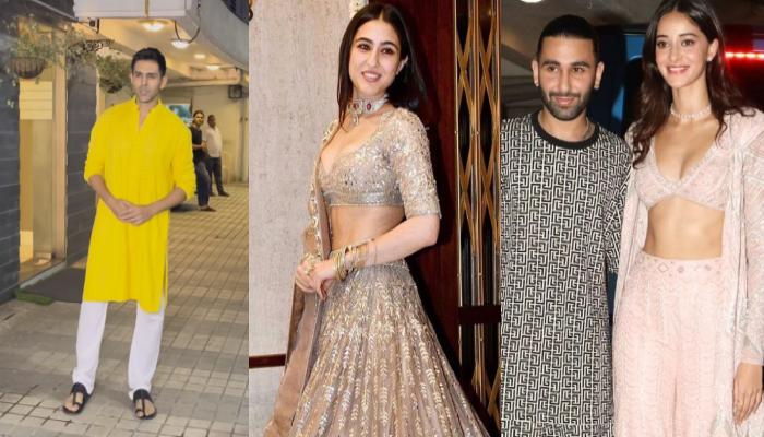 Bollywood Celebs Illuminate Sara Ali Khan’s Diwali Bash: Kartik Aaryan, Aditya Roy Kapoor, and Ananya Panday in Ethnic Best