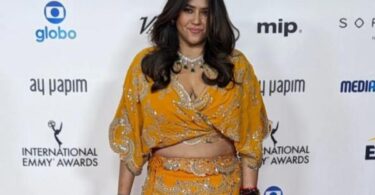 Ektaa Kapoor Shines in Rs 1,49,800 Sharara Set at International Emmy Awards 2023