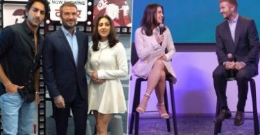 Sara Ali Khan Engages in a Heartfelt Conversation with David Beckham at Meta Office in Mu