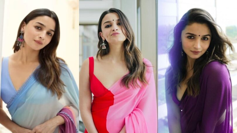 5 Sari Trends of 2023: From Alia Bhatt's Ombre Elegance to Neon Vibrancy