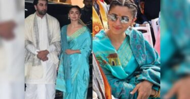 Alia Bhatt's Elegance: The Intricate Craftsmanship Behind the Rs 45k Ramayan-Themed Saree