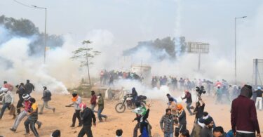 Farmers Clash with Police at Haryana-Punjab Border Amid 'Delhi Chalo' March