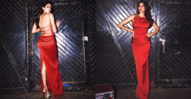 Janhvi Kapoor Sizzles in Red Rasario Dress, Setting Valentine's Day Vibes Early