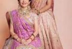 Nita and Isha Ambani Twin in Pastel Anamika Khanna Lehengas for Radhika Merchant's 'Lagan Lakhvanu' Ceremony"